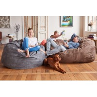 Lumaland Luxurious 3Ft Bean Bag Chair With Microsuede Cover Ultra Soft Foam Filling Washable Small Bean Bag Sofa For Kids T