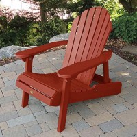 Highwood Ad-Chl1-Red Hamilton Made In The Usa Adirondack Chair, Adult Size, Rustic Red