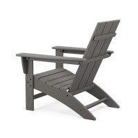 Polywood Ad420Li Modern Adirondack Chair Lime