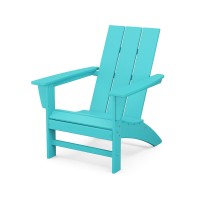 Polywood Ad420Ar Modern Adirondack Chair Aruba