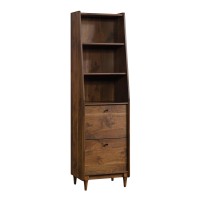 Sauder Harvey Park Narrow Bookcase/ Book Shelf, Grand Walnut Finish