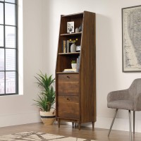 Sauder Harvey Park Narrow Bookcase/ Book Shelf, Grand Walnut Finish