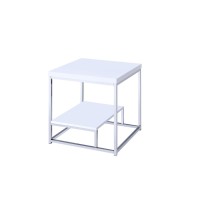 Lucia End Table, White