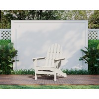 Polywood Ad4030Wh Classic Outdoor Adirondack Chair White