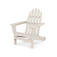 Polywood Ad4030Sa Classic Outdoor Adirondack Chair Sand