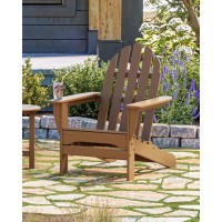 Polywood Ad4030Te Classic Outdoor Adirondack Chair Teak