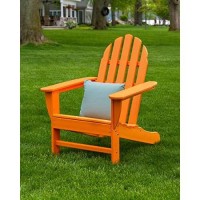 Polywood Ad4030Te Classic Outdoor Adirondack Chair Teak