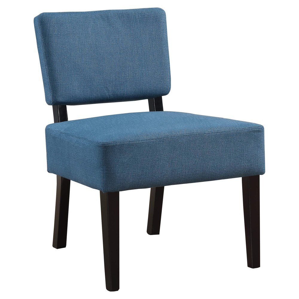 Monarch Specialties I ACCENT CHAIR 2275L x 275W x 315H Blue