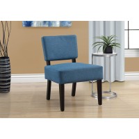 Monarch Specialties I ACCENT CHAIR 2275L x 275W x 315H Blue