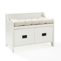 Fremont Entryway Bench Distressed White