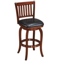 BACKED BARSTOOL SQUARE SEAT - CAPPUCCINO