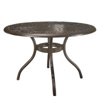 Christopher Knight Home Phoenix Cast Aluminum Round Table, Hammered Bronze, Dimensions: 47.75?? X 47.75?? X 30.00??