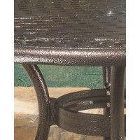 Christopher Knight Home Phoenix Cast Aluminum Round Table, Hammered Bronze, Dimensions: 47.75?? X 47.75?? X 30.00??