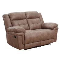 Anastasia Recliner Loveseat, Grey