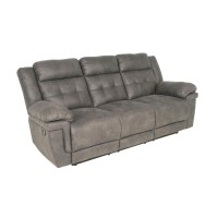 Anastasia Recliner Sofa, Grey