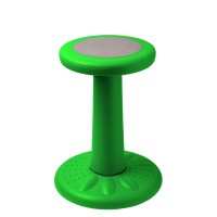 Studico Activechairs Kids Wobble Stool, Flexible Elementary Classroom Seating, Improves Focus, Posture And Helps Adhd/Add, Sensory Chair, Active Fidget Chairs, Pre-Teen 17.75\ Chair, Ages 7-12, Green