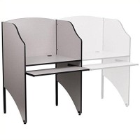 Scranton & Co Starter Study Carrel In Nebula Grey