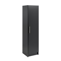 Prepac Elite 16 Narrow Cabinet 16 W X 65 H X 16 D Black