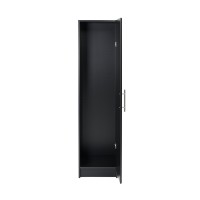 Prepac Elite 16 Narrow Cabinet 16 W X 65 H X 16 D Black