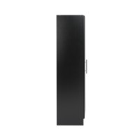 Prepac Elite 16 Narrow Cabinet 16 W X 65 H X 16 D Black