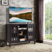 Tangkula Tv Stand, Modern Tall Entertainment Center For Tvs Up To 50