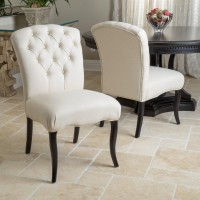 Christopher Knight Home Hallie Dining Chairs, 2-Pcs Set, Linen