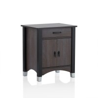 Homeroots Furniture Nightstand, Multicolor