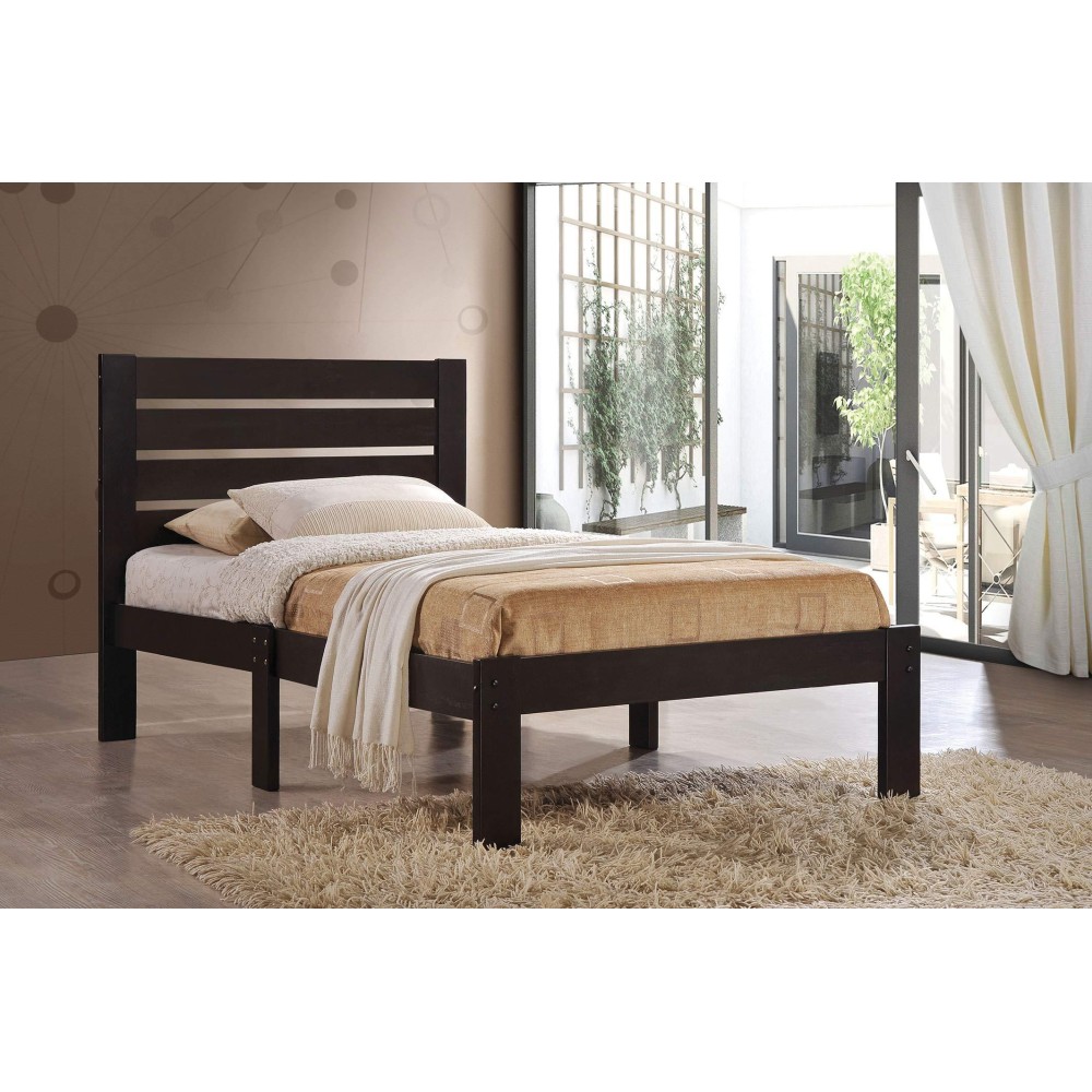 Homeroots Furniture Homeroots Twin Size Bed, Multi