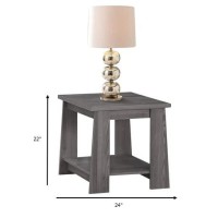 Homeroots Furniture Table Multicolor