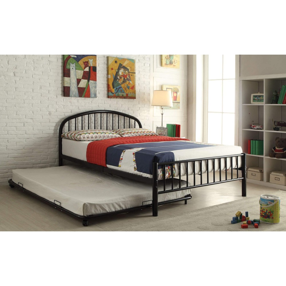 Homeroots Furniture Twin Size Bed, Multicolor