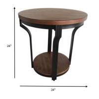 Homeroots Furniture Table Multicolor