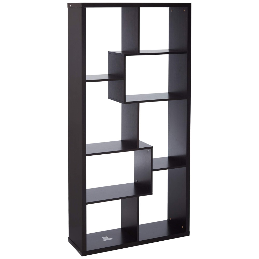 Homeroots Office Bookcase, Multicolor