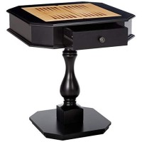 Homeroots Furniture Game Table In Black, Multicolor