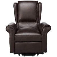 Homeroots Furniture Recliner With Power Lift & Massage, Multicolor