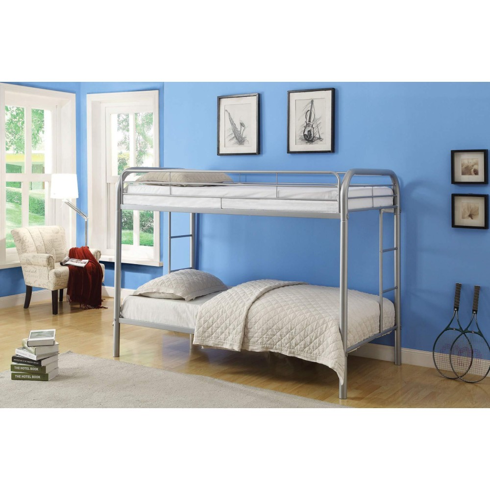 Homeroots Furniture Homeroots Twin Size Bed Multicolor