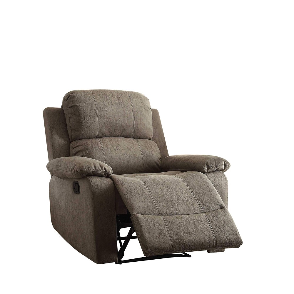 Homeroots Furniture Recliner In Gray Multicolor