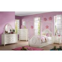 Homeroots Furniture Homeroots King Size Bed Multicolor