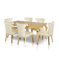 Homeroots Transitional Golden Table