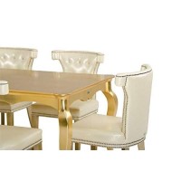 Homeroots Transitional Golden Table