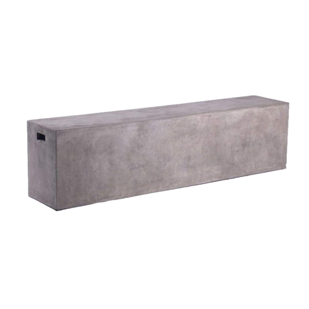 Homeroots Furniture Modern Concrete Bench (283295)