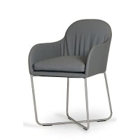 Homeroots Furniture Modern Grey Dining Chair