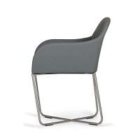 Homeroots Furniture Modern Grey Dining Chair