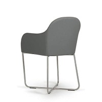 Homeroots Furniture Modern Grey Dining Chair