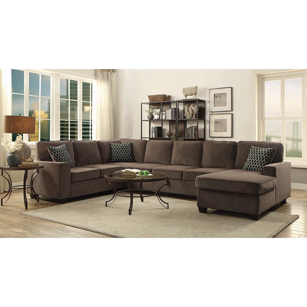 Sectional BrownBlack