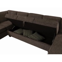 Sectional BrownBlack