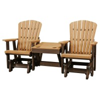 Os Home And Office 515Ctb-K Double Glider, One Size, Cedar/Tudor Brown