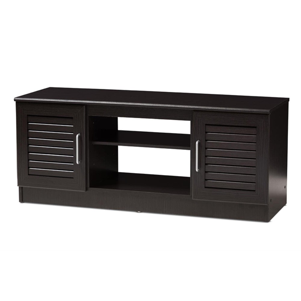 Baxton Studio Gianna Modern And Contemporary Wenge Brown Finished Tv Stand