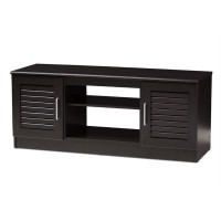 Baxton Studio Gianna Modern And Contemporary Wenge Brown Finished Tv Stand