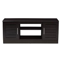 Baxton Studio Gianna Modern And Contemporary Wenge Brown Finished Tv Stand