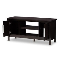 Contemporary Tv Stand In Wenge Brown